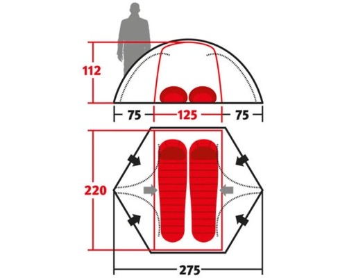 Намет Wechsel Forum 4 2 UL Green (231082)