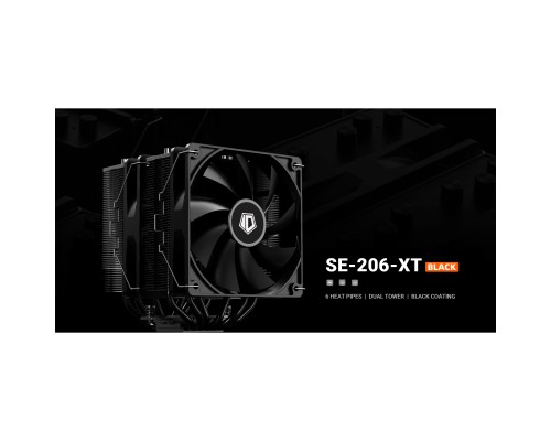 Кулер до процесора ID-Cooling SE-206-XT Full Black Кулер до процесора ID-Cooling SE-206-XT Full Black