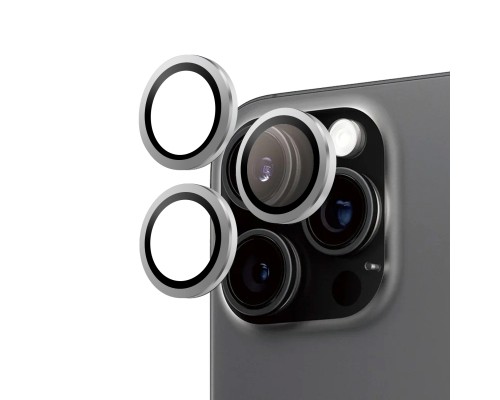 Скло захисне Armorstandart for Camera AR iPhone 16 Pro / 16 Pro Max Silver (ARM79409)