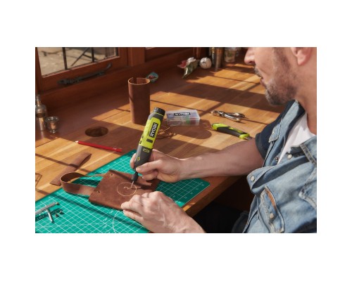 Гравер Ryobi акумуляторний RRT4-120GA15 4В, 1х2Ah, 15 аксесуарів, 0.23кг (5133005634)