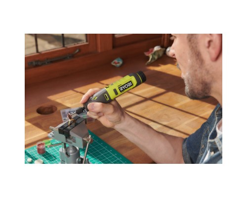 Гравер Ryobi акумуляторний RRT4-120GA15 4В, 1х2Ah, 15 аксесуарів, 0.23кг (5133005634)