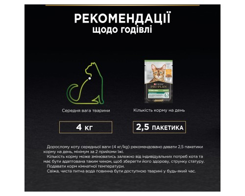 Вологий корм для кішок Purina Pro Plan Sterilised Мультипак яловичина та курка 10 x 85 г (8445290855473) Вологий корм для кішок Purina Pro Plan Sterilised Мультипак яловичина та курка 10 x 85 г (8445290855473)