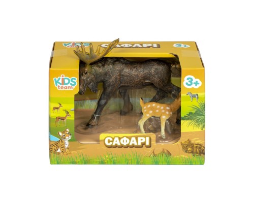 Фігурка Kids Team Сафарі Лось і лосеня (Q9899-A25_2)