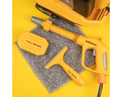 Ігровий набір Otamanko портативна автомийка на батарейках жовта (T017)