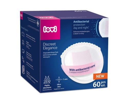 Вкладиш для бюстгальтера Lovi Discreet Elegance 60 шт. білі (19/607new)
