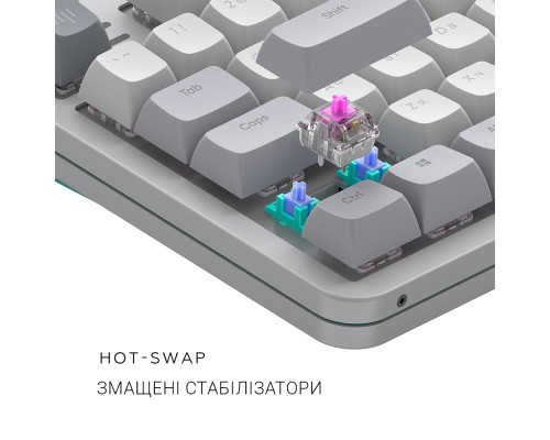 Клавіатура Dark Project ALU87 Daylight ABS RGB Mech G3MS Zircon White/Grey (DPKB_DAYLIGHT_87_ANSI_UA) Клавіатура Dark Project ALU87 Daylight ABS RGB Mech G3MS Zircon White/Grey (DPKB_DAYLIGHT_87_ANSI_UA)