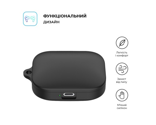 Чохол для навушників Armorstandart Hang Case для Xiaomi Redmi Buds 5 Black (ARM79949)