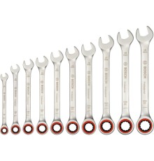 Ключ Bosch комбінований, набір 10шт, 6-19мм (1.600.A02.AU0)