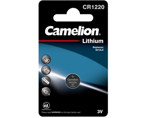 Батарейка CR 1220 Lithium * 1 Camelion (CR1220-BP1)
