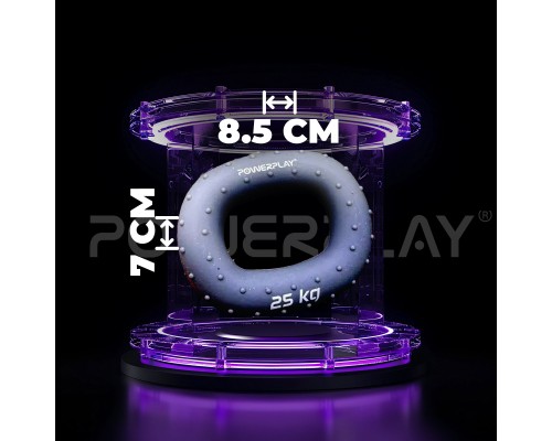 Еспандер PowerPlay PP-4337 Hand Grip Large 25 кг Сірий (PP_4337_Grey_25kg)
