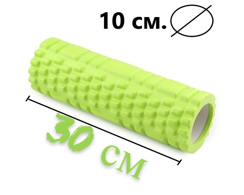 Масажний ролик PowerPlay 4342 Massage Roller 30x10см Зелений (PP_4342_Green)