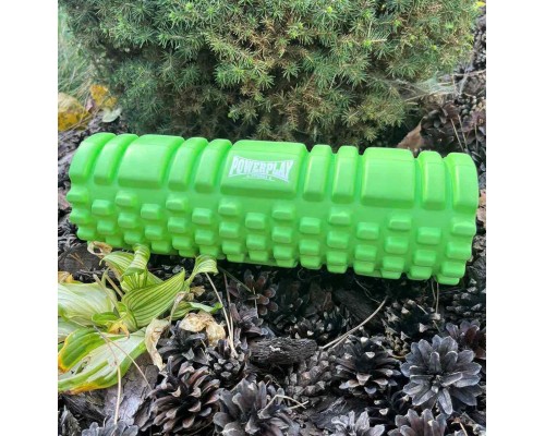 Масажний ролик PowerPlay 4342 Massage Roller 30x10см Зелений (PP_4342_Green)