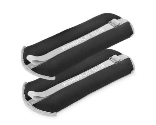 Обважнювач PowerPlay PP-4349 Ankle/Wrist Weights 0,5 х 2 шт Чорні (PP_4349_Black_0.5)