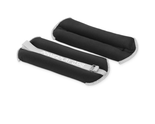 Обважнювач PowerPlay PP-4349 Ankle/Wrist Weights 0,5 х 2 шт Чорні (PP_4349_Black_0.5)