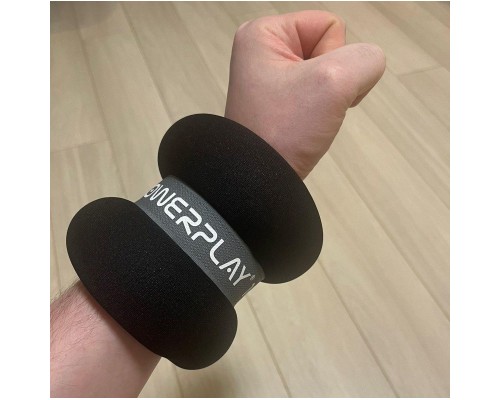Обважнювач PowerPlay PP-4349 Ankle/Wrist Weights 0,5 х 2 шт Чорні (PP_4349_Black_0.5)