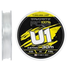 Флюорокарбон Favorite U1 FC 30m 12/0.57mm 44.0lb/19.98kg (1693.12.22)