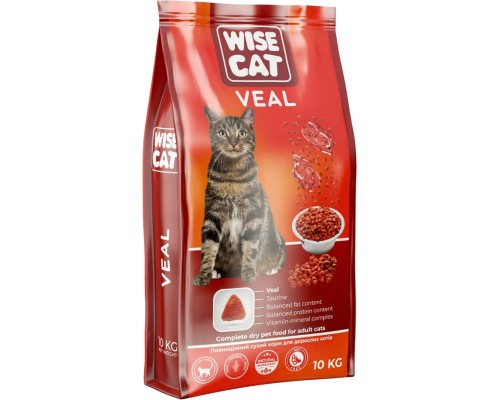 Сухий корм для кішок Wise Cat Veal 400 г (4820111141661)