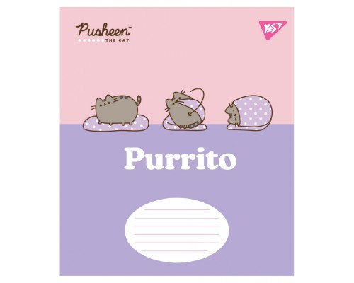 Зошит Yes Pusheen The Cat А5 12 аркушів клітинка (767612)