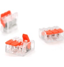 З'єднувач кабелю 3-pin аналог WAGO K221-413, 15штпак Voltronic (K221-413/15)