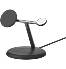 Зарядний пристрій Belkin 3in1 Magnetic Adjustable Pad Qi2 15W Black (WIZ023VFBK)