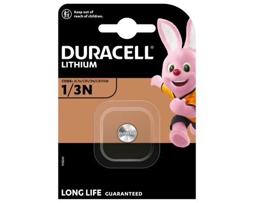 Батарейка 1/3N 3V спеціальна літієва, 2L76 / CR1 / 3N / CR11108, 1 шт. в упаковці Duracell (5007803)