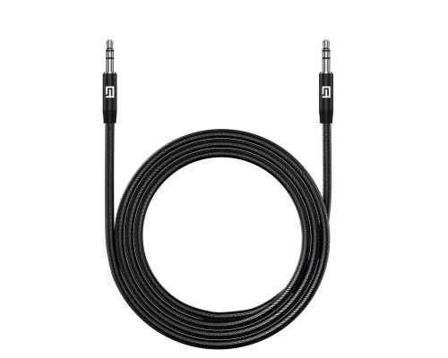 Кабель мультимедійний 3.5mm M to 3.5mm M 1.0m Black Armorstandart (ARM76890)