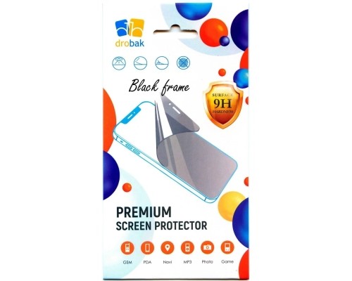 Скло захисне Drobak Samsung Galaxy S25 Black (383883)