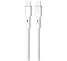 Дата кабель USB-C to USB-C 1.0m 60W Rock XO (NBQ231B_White)