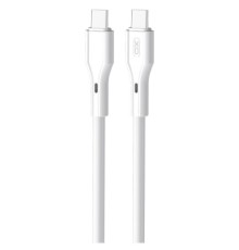 Дата кабель USB-C to USB-C 1.0m 60W Rock XO (NBQ231B_White)
