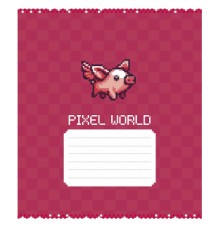 Зошит Школярик 18 аркушів клітинка (018-3563K)