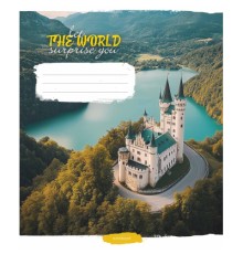 Зошит Школярик Let the world surprise you 60 аркушів лінія (060-3548L)