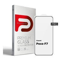 Скло захисне Armorstandart Pro Xiaomi Poco F7 Black (ARM86943)