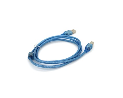 Кабель для принтера USB 2.0 AM/BM 1.5m ferrite blue Ritar (YT-AM/BM-1.5TTR)
