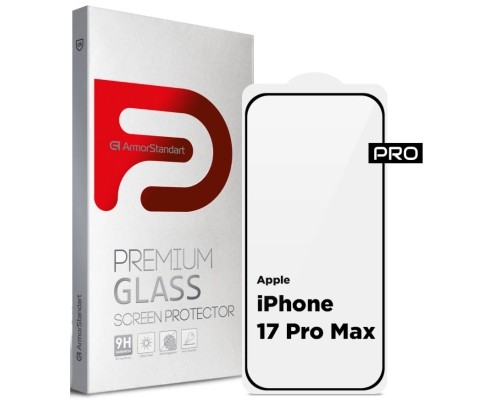 Скло захисне Armorstandart Pro Apple iPhone 17 Pro Max (ARM86212)