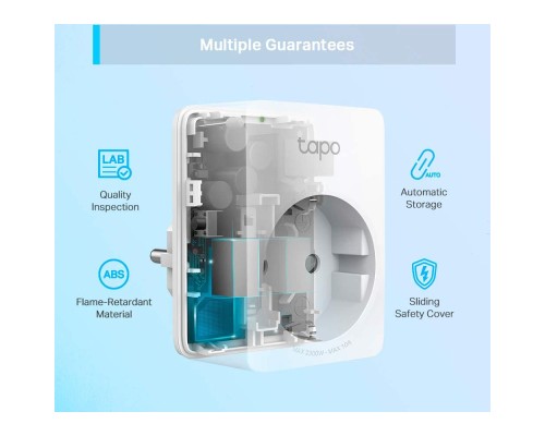 Розумна розетка TP-Link Tapo P100M N300 BT 10A (TAPO-P100M)
