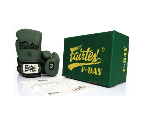 Боксерські рукавички Fairtex BGV11 Green 12 унцій (бинти в комплекті) (BGV11_12oz_Green)