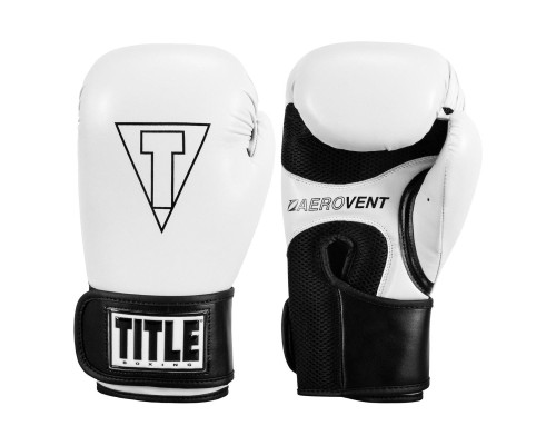 Боксерські рукавички Title Boxing Vegan Gloves White/Black 14 oz (VGFBG 14 oz WH/BK)