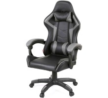 Крісло ігрове Аклас Бешкет ANF підліткове Чорний (PU-чорний/сірий) (00160338)