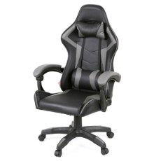 Крісло ігрове Аклас Бешкет ANF підліткове Чорний (PU-чорний/сірий) (00160338)