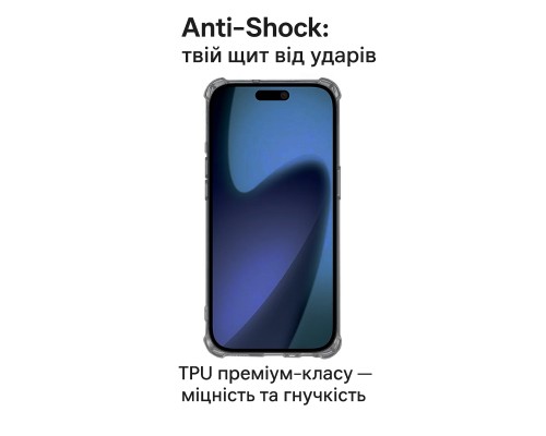 Чохол до мобільного телефона BeCover Anti-Shock Apple iPhone 17 Air Grey (713796)