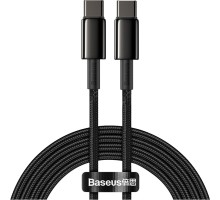 Дата кабель USB-C to USB-C 2.0m 100W black Baseus (CATWJ-A01)