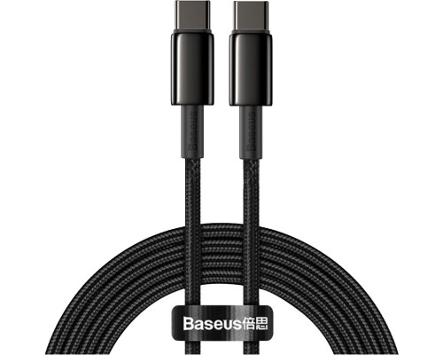 Дата кабель USB-C to USB-C 2.0m 100W black Baseus (CATWJ-A01)