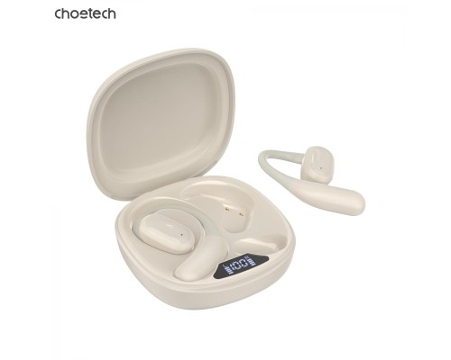 Навушники Choetech Open-ear з LED дисплеєм Beige (BH-T25-SK)