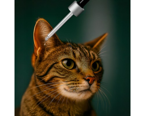 Краплі для тварин Superium Сільвер вушні з колоїдним сріблом для котів та собак 30 мл (9105)