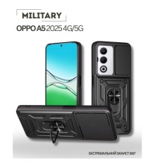 Чохол до мобільного телефона BeCover Military Oppo A5 2025 4G/5G Black (714572)