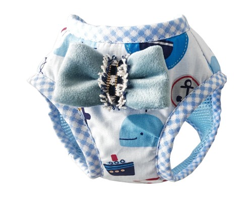 Шлея для собак Chloe's Home Florida marine M синя (CLH2652)