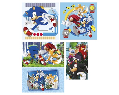 Пазл Clementoni 10 в 1 Sonic (80508)