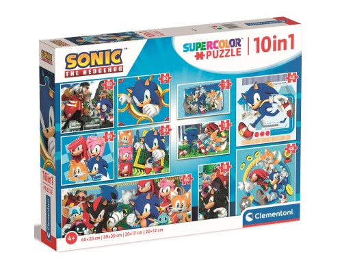 Пазл Clementoni 10 в 1 Sonic (80508)