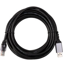 Дата кабель USB AM to RJ45 Ethernet 5.0m CAT6 UTP PowerPlant (CA915002)