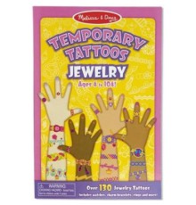 Набір для творчості Melissa&Doug Мои первые временные татуировки - Ювелирные изделия, 130 шт. (MD2194)